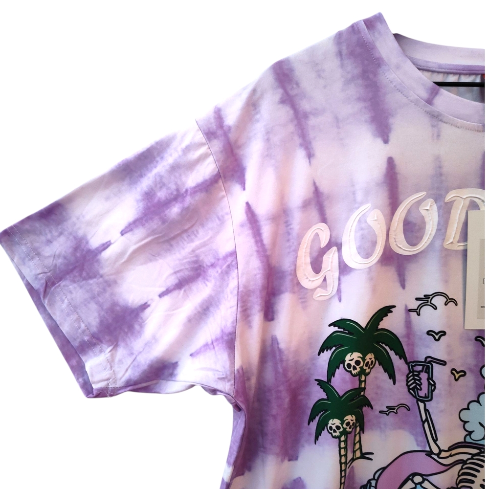🆕️ Victorious Purple Tie-Dye Graphic Tee Mens Size Large - Picture 6 of 7